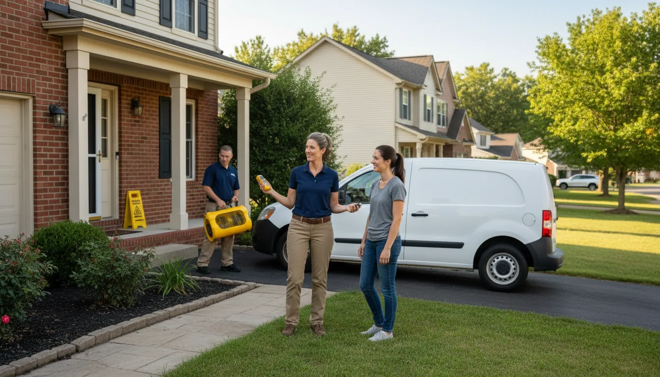 Water restoration image for Fire And Smoke Damage Restoration in Inwood, IA